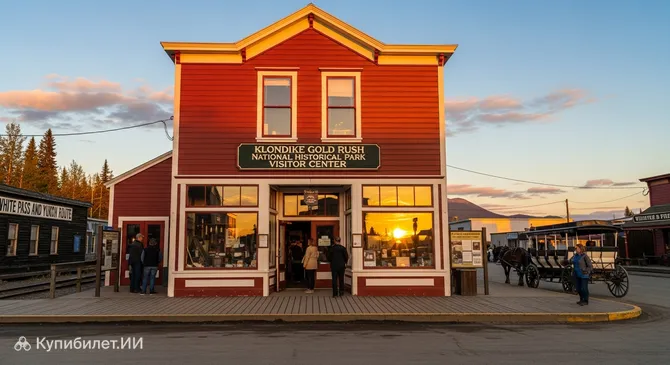 Визитор-центр Национального исторического парка «Золотая лихорадка Клондайка»