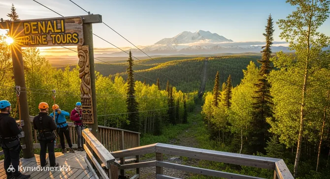 Зиплайн-туры Денали