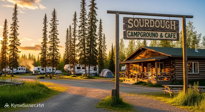 Кемпинг и кафе Sourdough
