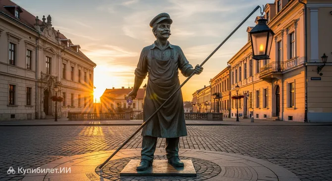 Памятник фонарщику дяде Коле