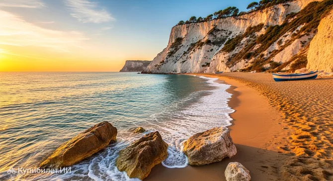 Пляж Дьетро Сан Лоренцо