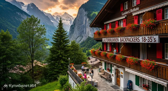 Бар для бэкпекеров Лаутербруннена