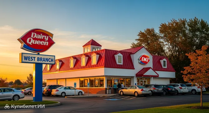 Закусочная Dairy Queen в Вест-Бранче
