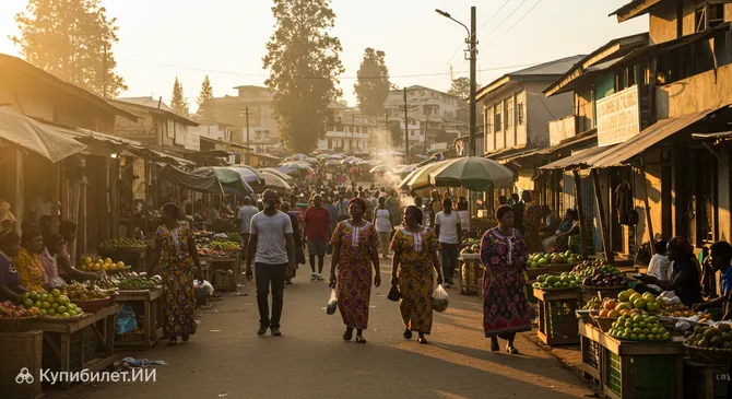 Пешеходная улица еды Бирього