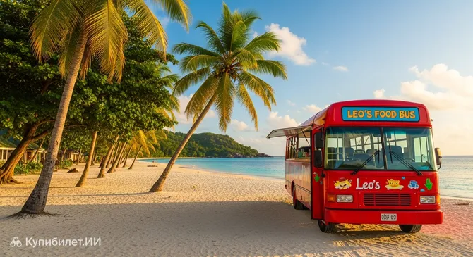 Автобус Лео с едой
