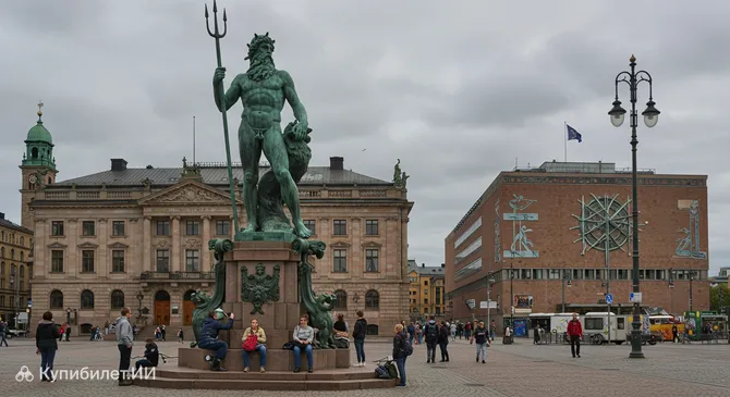 Статуя Посейдона