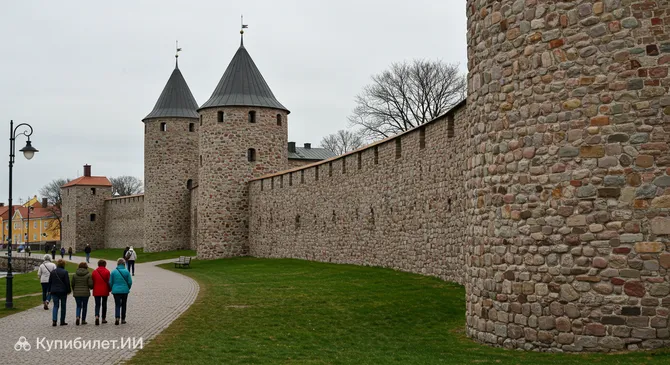 Городская стена Висбю