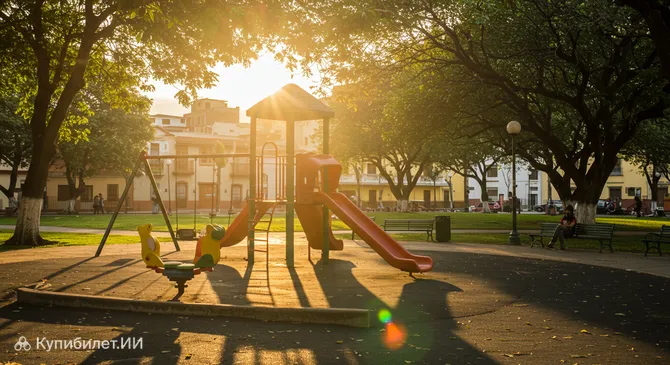 Детский парк аттракционов