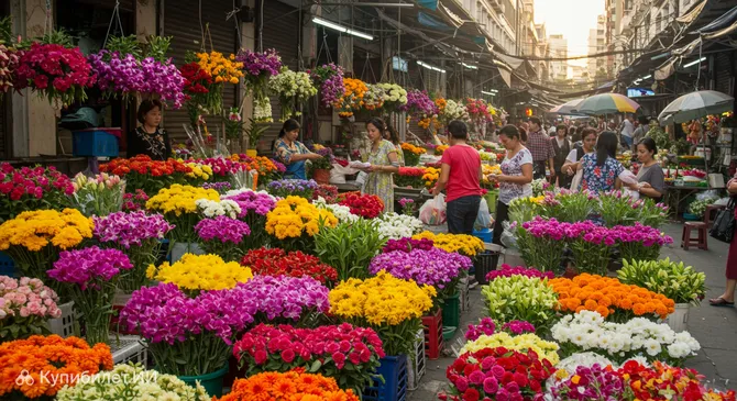 Пак Клонг Талат (Цветочный рынок)