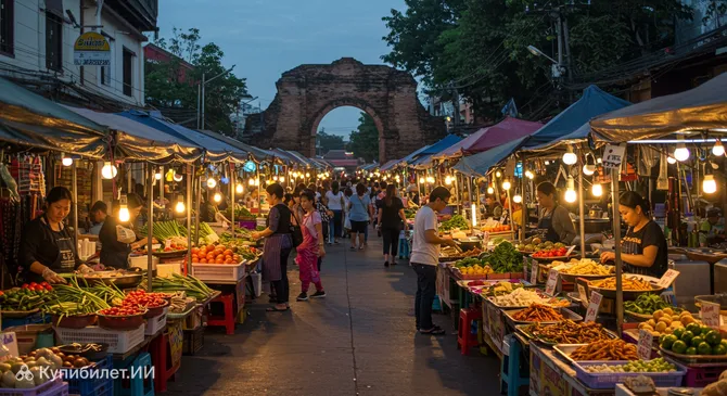 Рынок у ворот Чиангмай