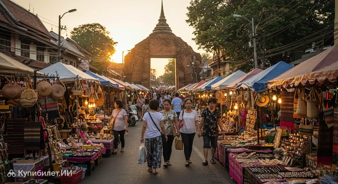 Пешеходная улица Тха Пае