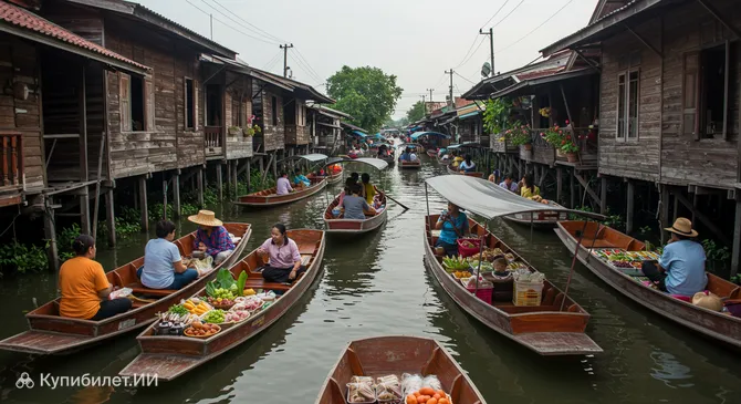 Плавучий рынок Клонг Хэ
