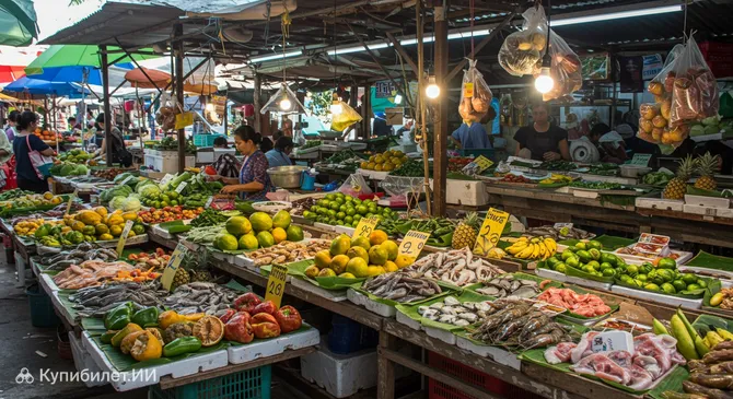 Рынок свежих продуктов Ламай