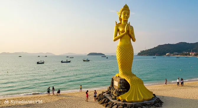 Статуя Золотой Русалки