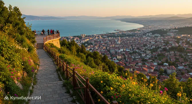 Прогулочная тропа и смотровая площадка Бозтепе