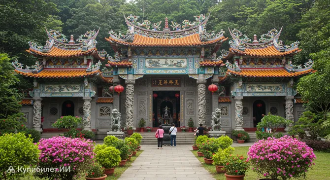 Храм Лунтань в Гуаньси
