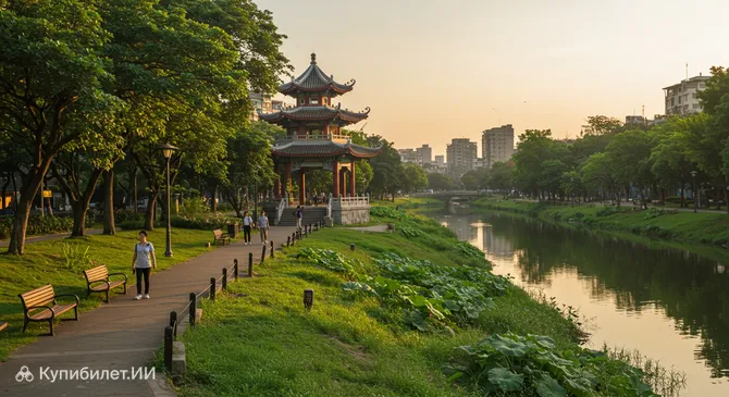 Речной парк Тоуцянь