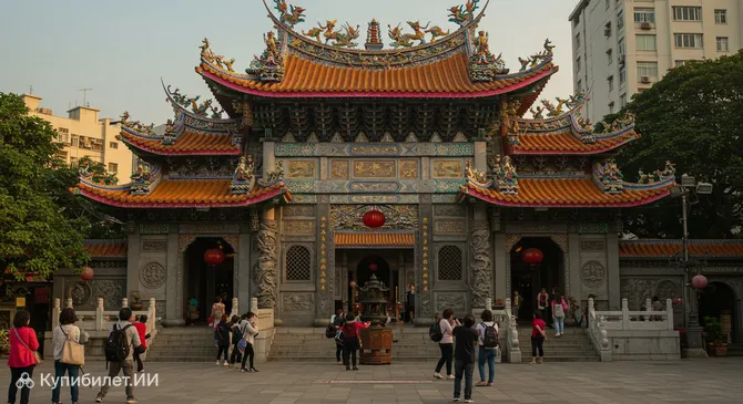 Храм Гуаньди в Гаосюне