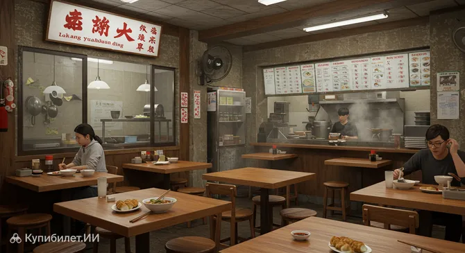 Ресторан лапши Юаньхуань Дин в Лукане