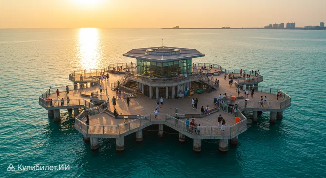 Плавучая платформа морской фермы Пэнху