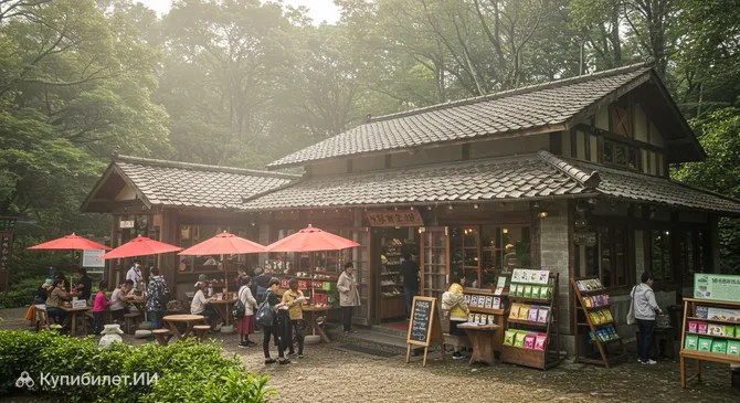 Фабрика чёрного чая на озере Солнце-Луна