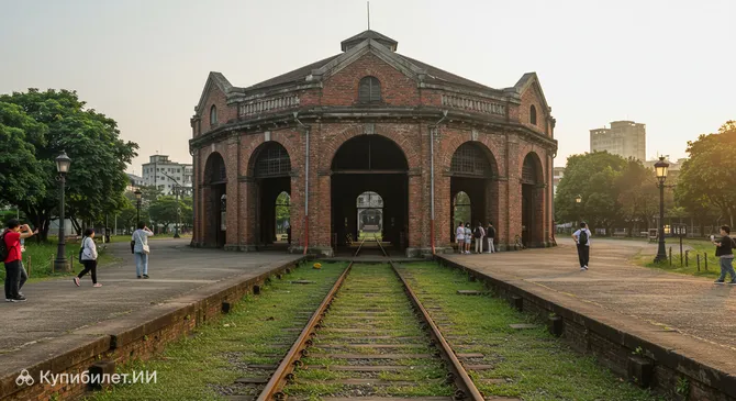 Парк мини-поездов Хутоу (за веерным депо)