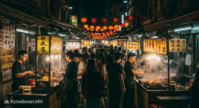 Ночной рынок Дадун