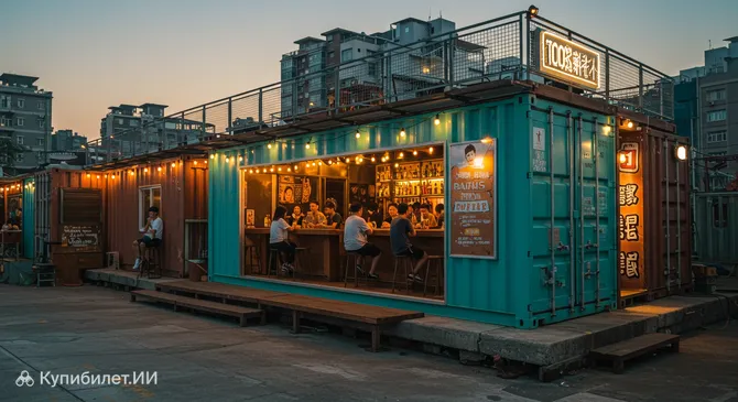 Контейнерный рынок у причала Дадаочэн