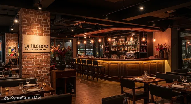 La Filosofia Итальянский ресторан и сигарный бар
