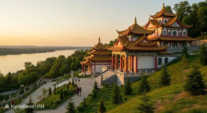 Буддийский храм Белый Лотос