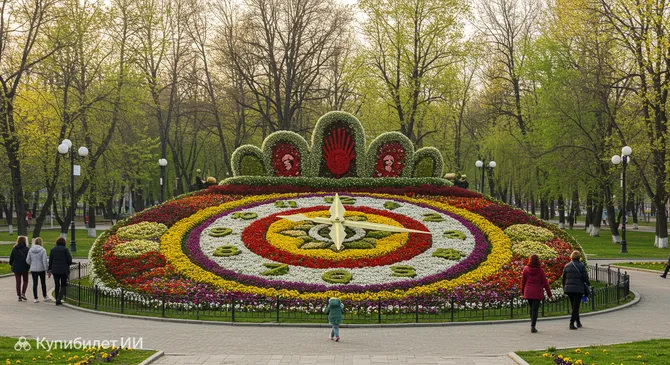 Цветочные часы