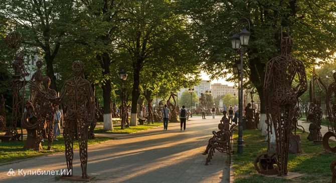Парк кованных фигур