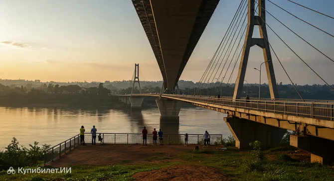 Мост через Нил в Джинджи