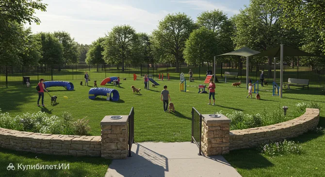 Собачья площадка Мелас Парк