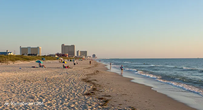 Пляж Атлантик-Сити
