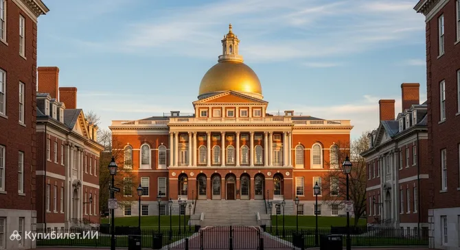 Здание законодательного собрания Массачусетса