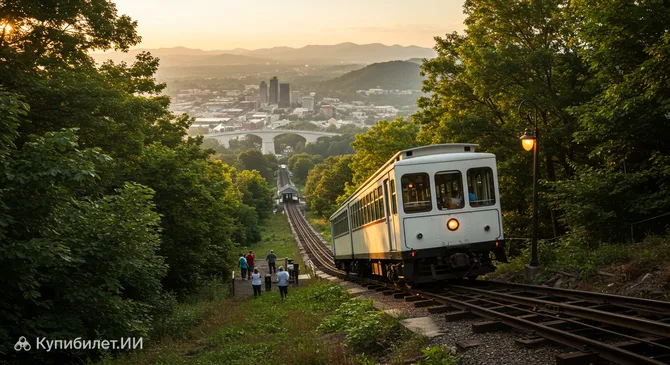 Фуникулёр на гору Лукаут