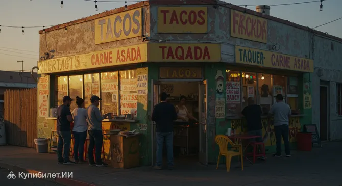 Такерия Эль Поблано в стиле Тихуаны