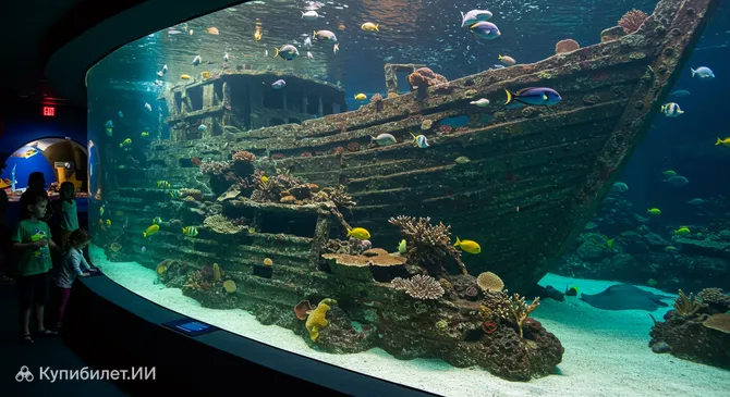 Аквариум и приключения в тропическом лесу Дейтоны