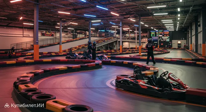 Крытый картинг в Дейтона-Бич