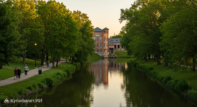 Парк Уотер-Уоркс в Де-Мойне