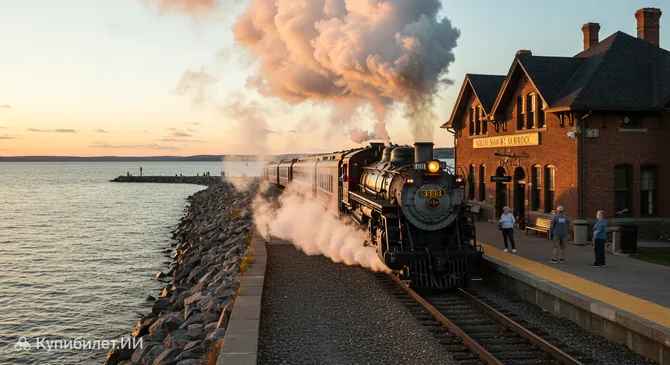 Северное живописное железнодорожное путешествие