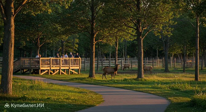 Парк лосей в Гейлорде