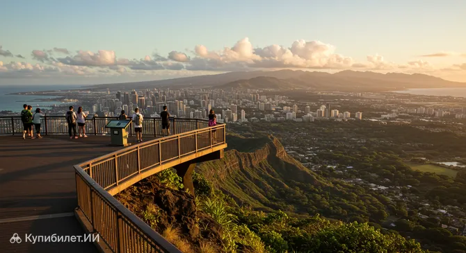 Смотровая площадка Танталус – государственный парк Пу‘у Уалакаа