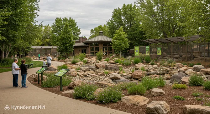 Зоопарк Айдахо-Фолс в парке Таутфаус