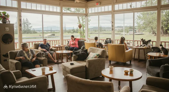 Кошачье кафе Мауи