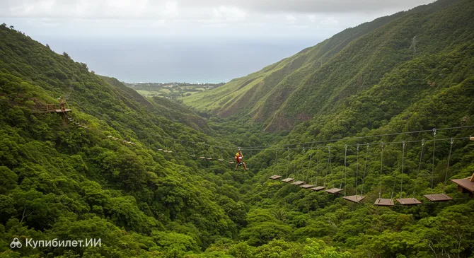 Зиплайны Капалуа