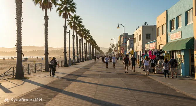 Прогулочная набережная Венеция-Бич
