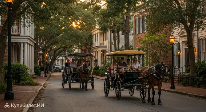 Экскурсии на каретах по Старому Югу