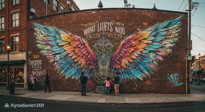 Фреска «Крылья What Lifts You»